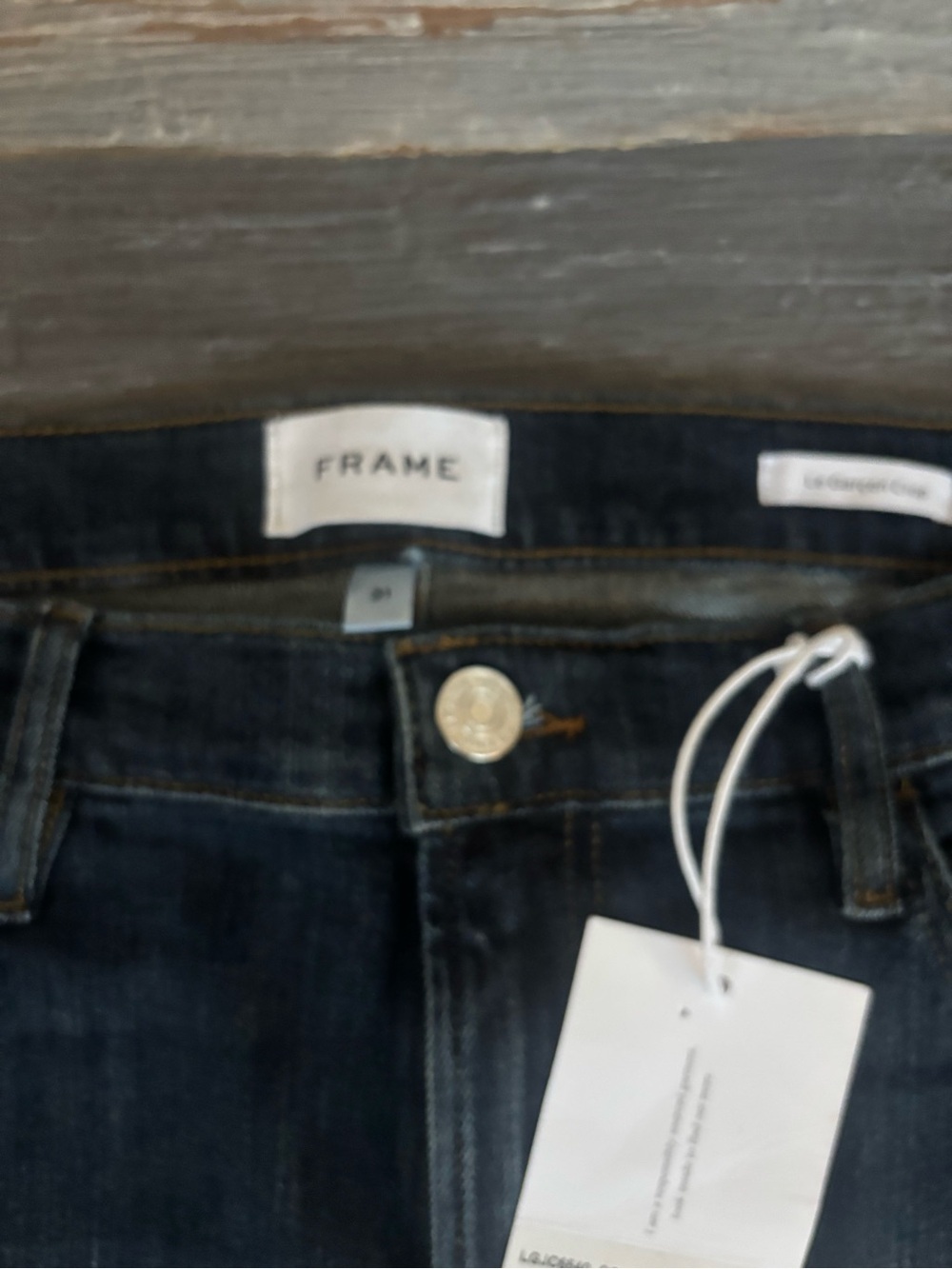 NWT Frame Women's Le Garçon Crop Jeans Size 31 - Picture 5 of 5